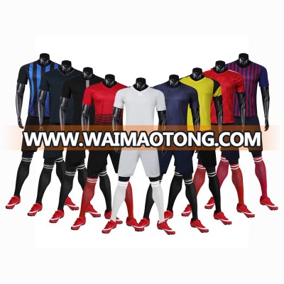 Wholesale custom blank soccer uniforms club football jersey thailand quality