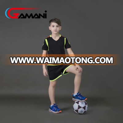 China Factory Wholesale high quality Sublimation jersey black blank soccer jersey