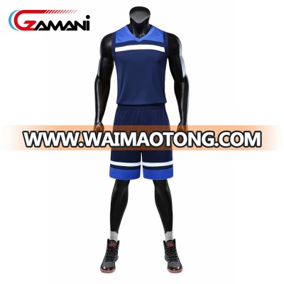 High Quality mesh fabric youth digital print custom reversible basketball uniforms