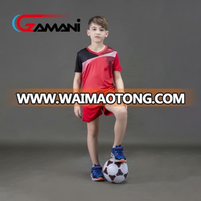 latest design Wholesale soccer uniform set thai quality soccer jersey for kids