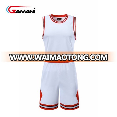 Wholesale Sublimation Printing New Design  black and red Basketball Uniforms