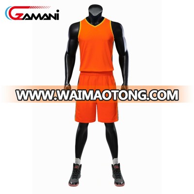 Sublimation basketball shirts high quality  reversible basketball uniforms